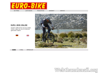 euro-bike.de website preview