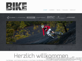 bikelager.de website preview