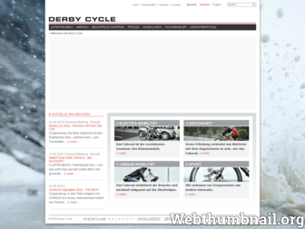 derby-cycle.com website preview