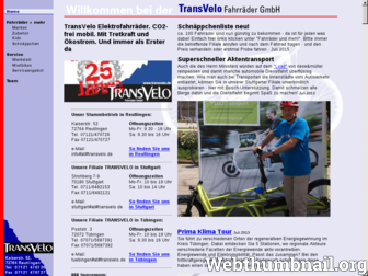 transvelo.de website preview