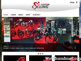 custom-cycling.de website preview