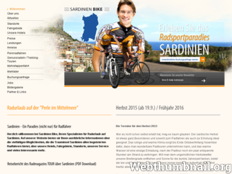 sardinien-bike.de website preview