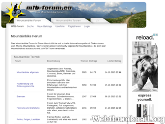 mtb-forum.eu website preview