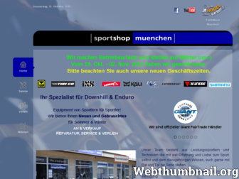 sportshop-muenchen.de website preview