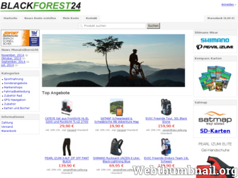 blackforest24.com website preview