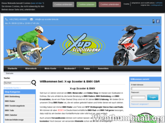 x-up-scooter-bmx.de website preview