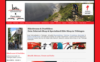 bikedreams.de website preview