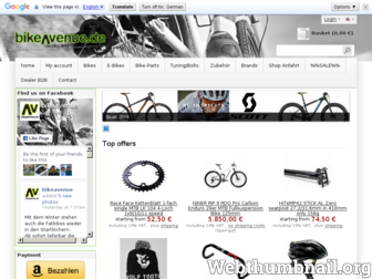 bikeavenue.de website preview