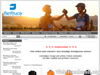fanfiluca-markenshop.de website preview