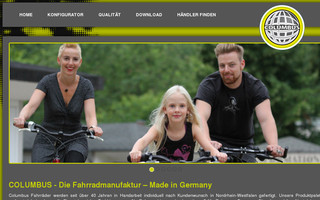 columbus-bikes.de website preview
