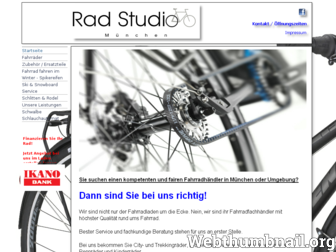 radstudio-muenchen.de website preview