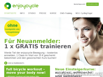 enjoy-cycle.de website preview