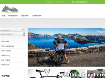 allgaeu-bikesports.de website preview
