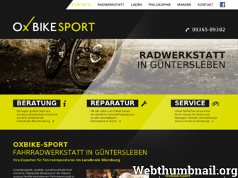 oxbike-sport.de website preview