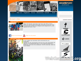 bike-sport.at website preview