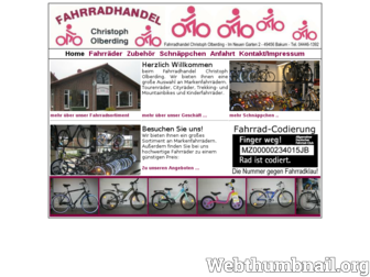 fahrrad-olberding.de website preview