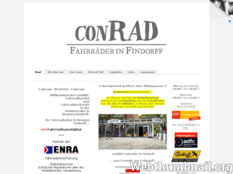conrad-fahrrad-findorff.de website preview