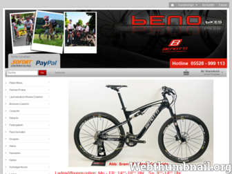 benobikes-shop.de website preview