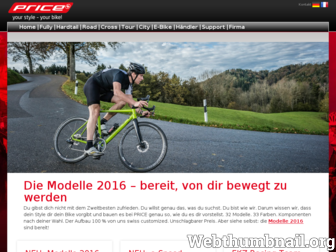 price-bikes.ch website preview