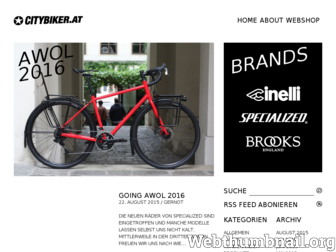 citybiker.at website preview