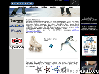skatersworld.de website preview