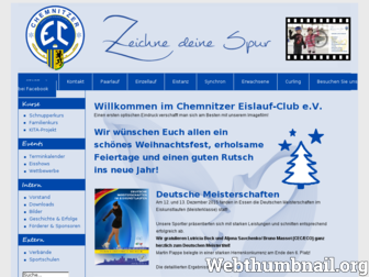 eislaufclub-chemnitz.de website preview