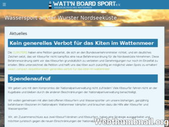 wattnboardsport.de website preview