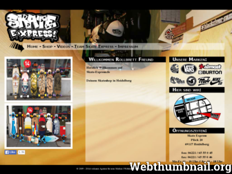 skate-express.de website preview