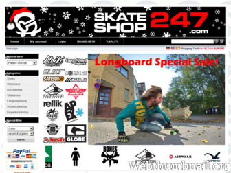 skateshop247.com website preview