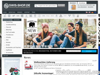 swis-shop.de website preview