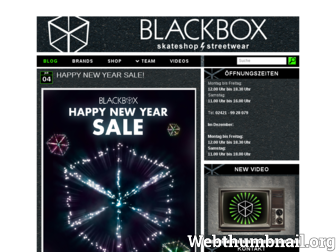 blackboxstore.de website preview