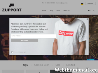 zupport.de website preview