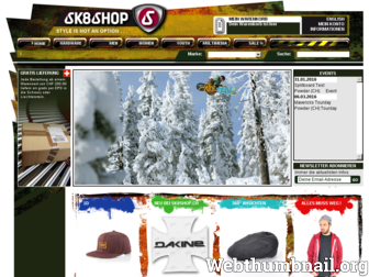 sk8shop.ch website preview