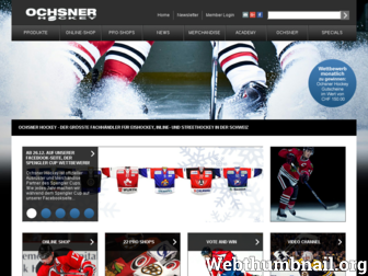 ochsnerhockey.ch website preview