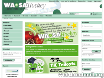 hockeyschlaeger-shop.de website preview