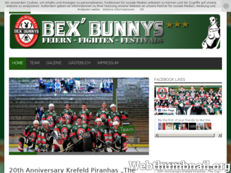 bex-bunnys.de website preview