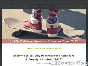 bbq-skatecontest.de website preview