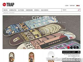 shop.trap.de website preview