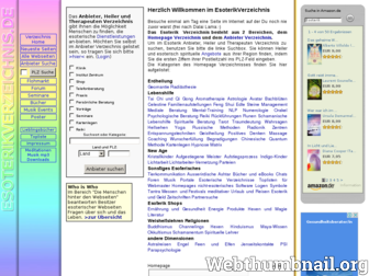 esoterikverzeichnis.de website preview