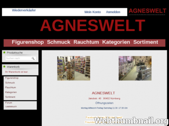agneswelt.com website preview
