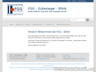 fgg-ethik.de website preview