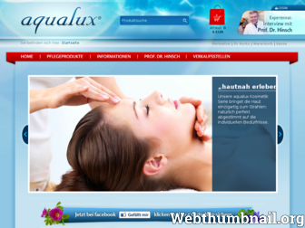 aqualux-kosmetik.de website preview