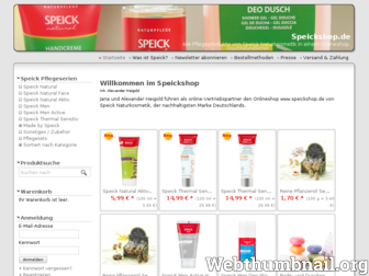speickshop.de website preview