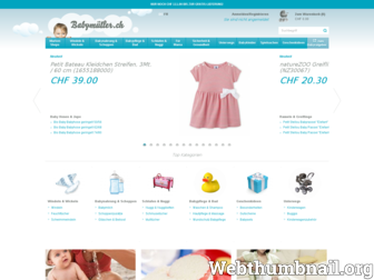babymueller.ch website preview