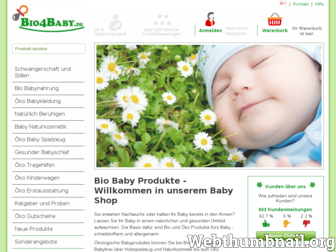 bio4baby.de website preview