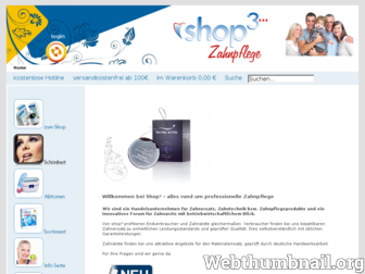 shop3-zahnpflege.de website preview