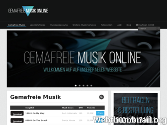 gemafreie-musik-online.de website preview
