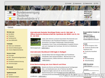 bdmv-online.de website preview
