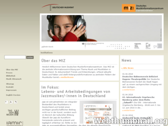 miz.org website preview