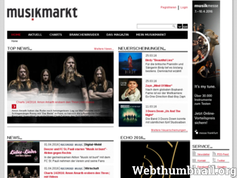 musikmarkt.de website preview